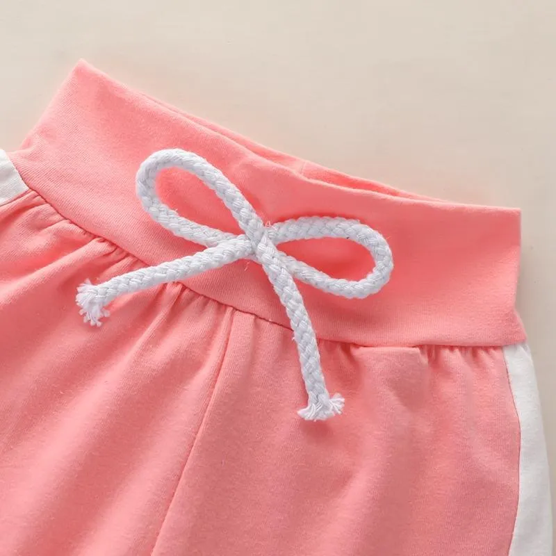 2-piece Letter Pattern Hoodie & Pants for Baby Girl Wholesale children's clothing