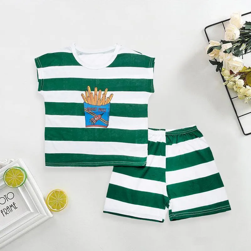 2-piece Pajamas Sets for Children Boy