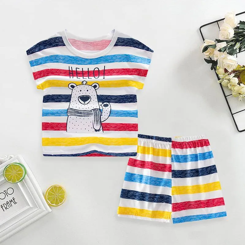 2-piece Pajamas Sets for Children Boy