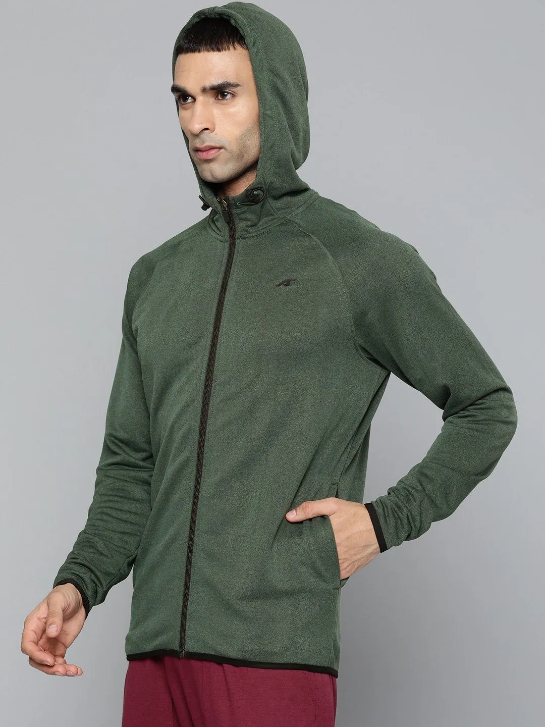 Alcis Men Solid Green Jackets