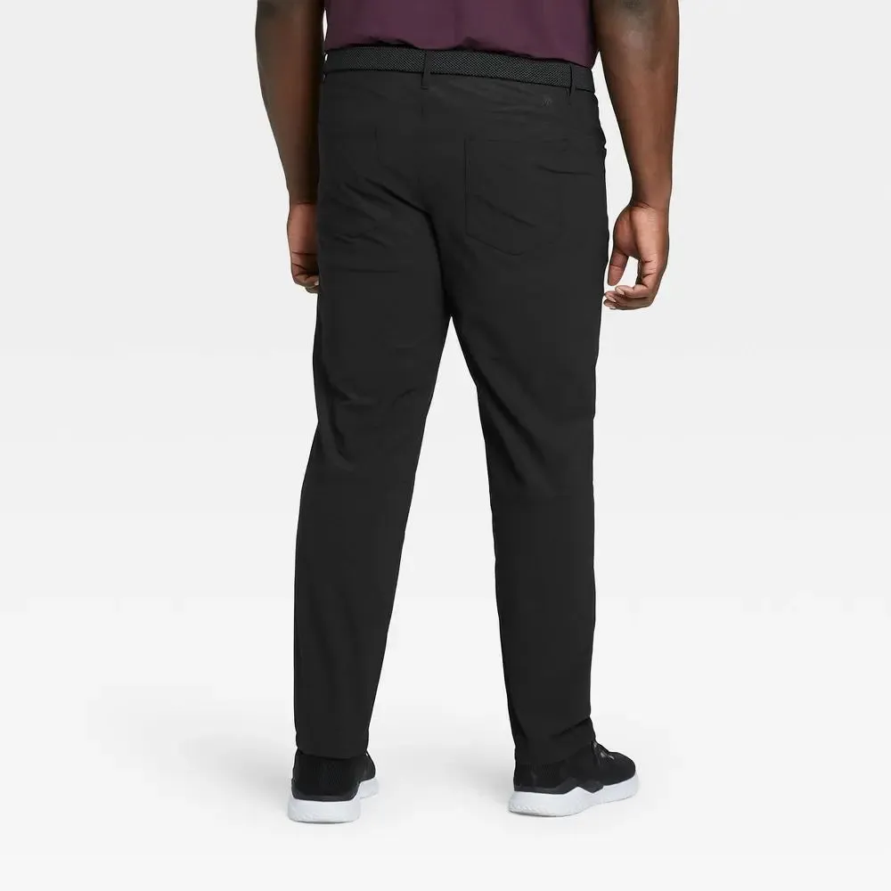 All In Motion Men's Golf Pants Straight Casual Fit UPF 50 