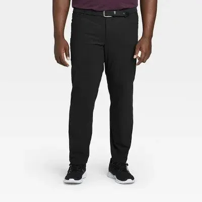 All In Motion Men's Golf Pants Straight Casual Fit UPF 50 