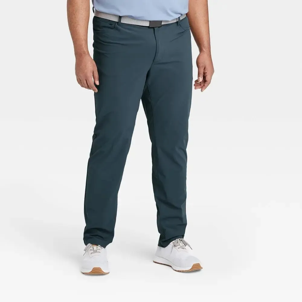 All In Motion Men's Golf Pants Straight Casual Fit UPF 50 