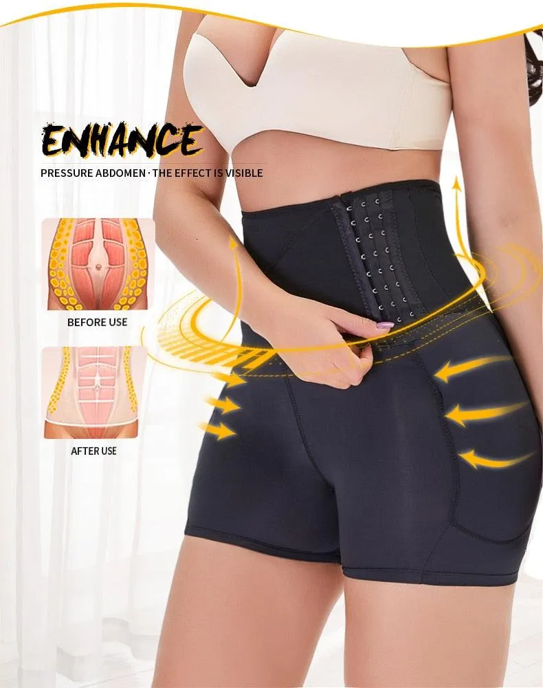 Amazing butt enhancer waist trainer - butt lifter binder shapers corset modeling strap body shaper - slimming belt underwear Faja (FHW1)