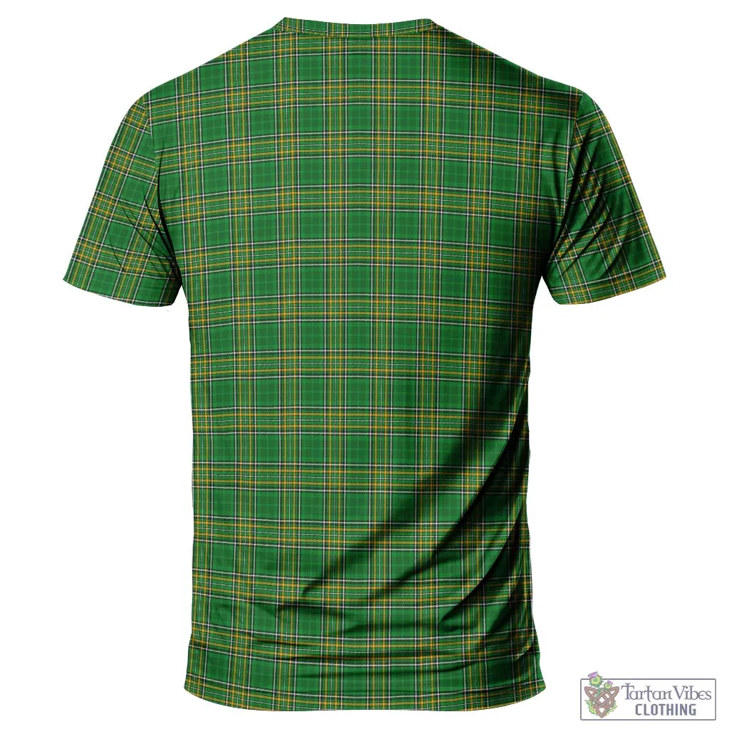 Ambrose Irish Clan Tartan T-Shirt with Family Seal