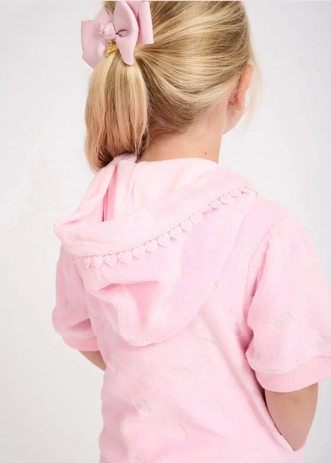 Angel's Face Girls Fairy Pink Hoodie & Shorts Tracksuit