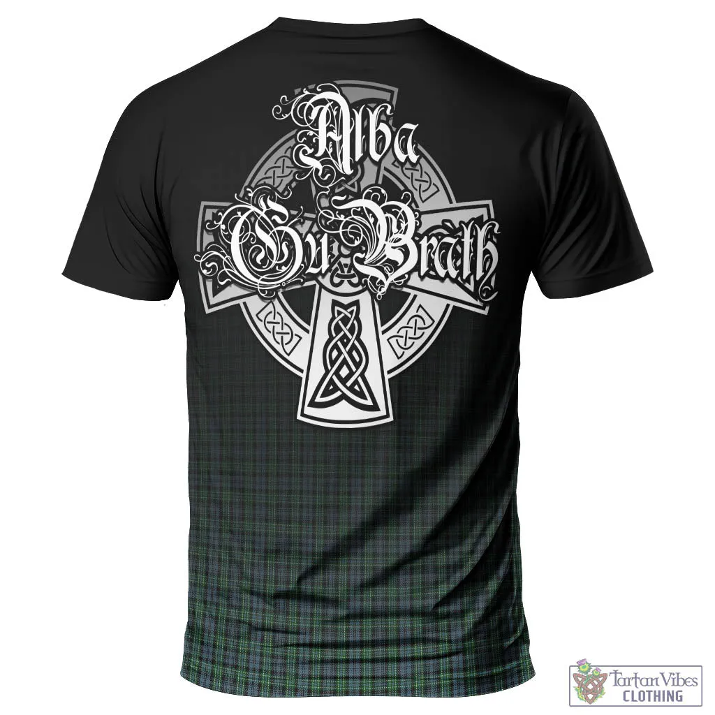 Arbuthnot Tartan T-Shirt Featuring Alba Gu Brath Family Crest Celtic Inspired