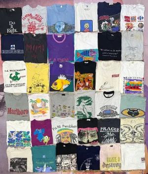 Authentic Single-Stitch T-Shirts 42 piece