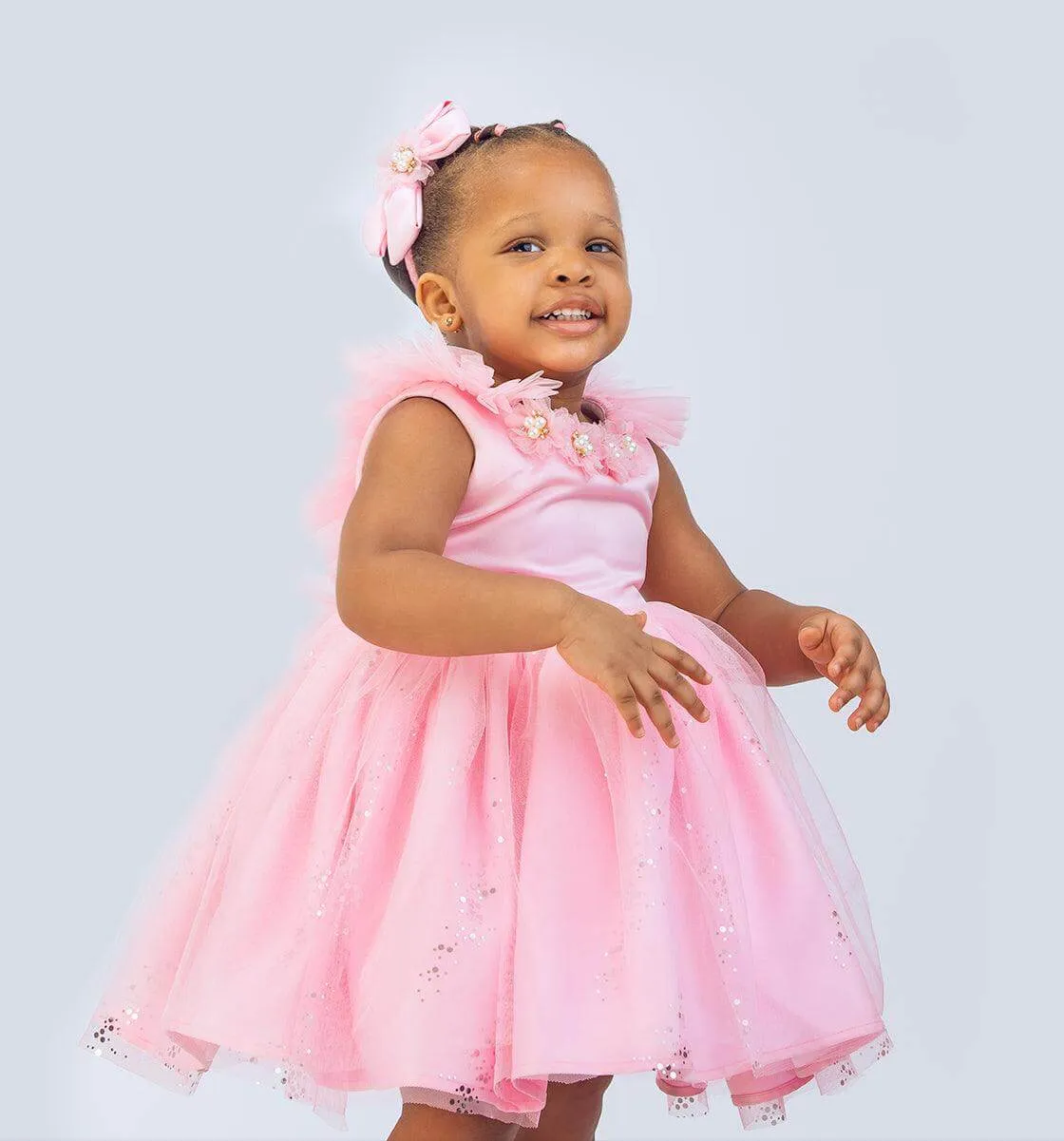 BABY GIRLS BALL DRESS - PINK