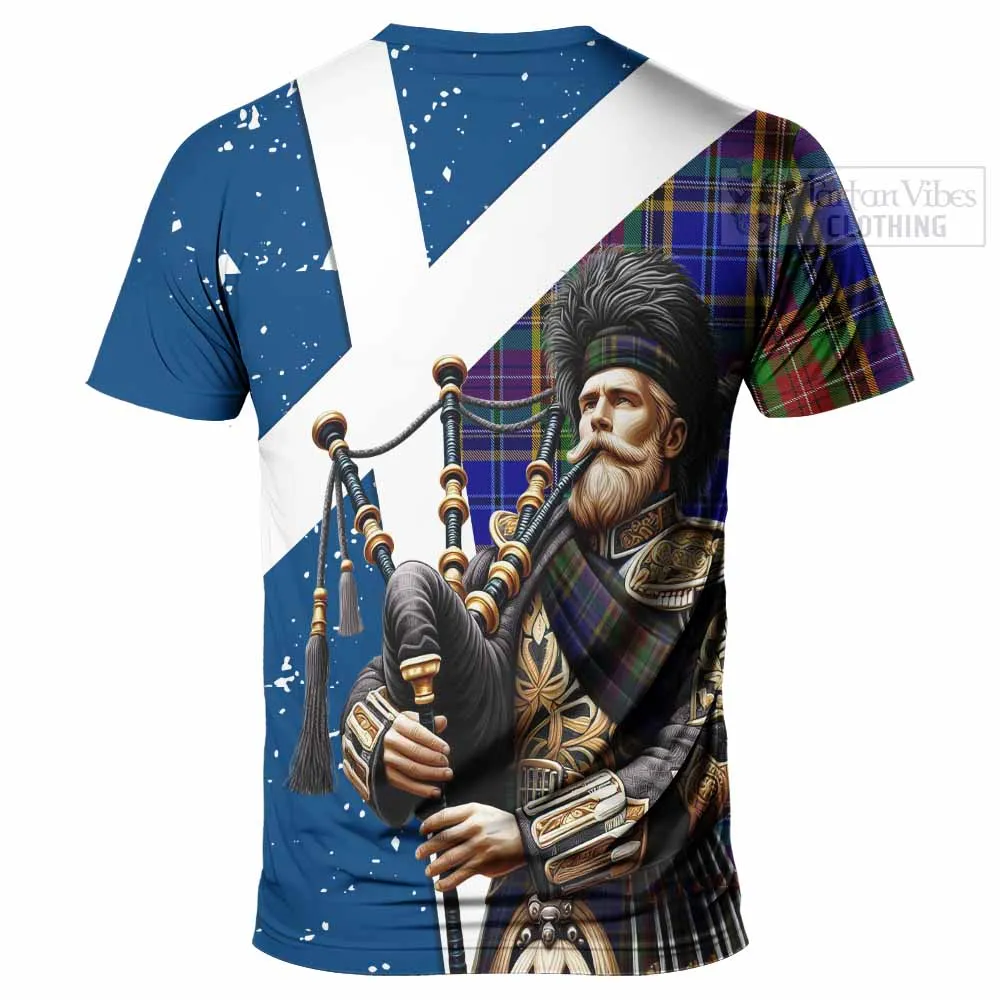 Beattie (Beatty) Tartan T-Shirt with Family Crest Scottish Bagpiper Vibes