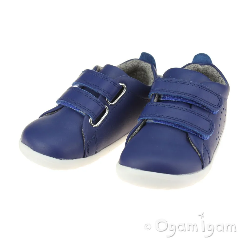 Bobux Grass Court Boys Girls Blueberry Blue Shoe