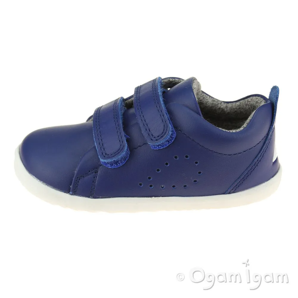 Bobux Grass Court Boys Girls Blueberry Blue Shoe