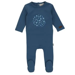 Bondoux Floral Cozy Cotton Footie Boys