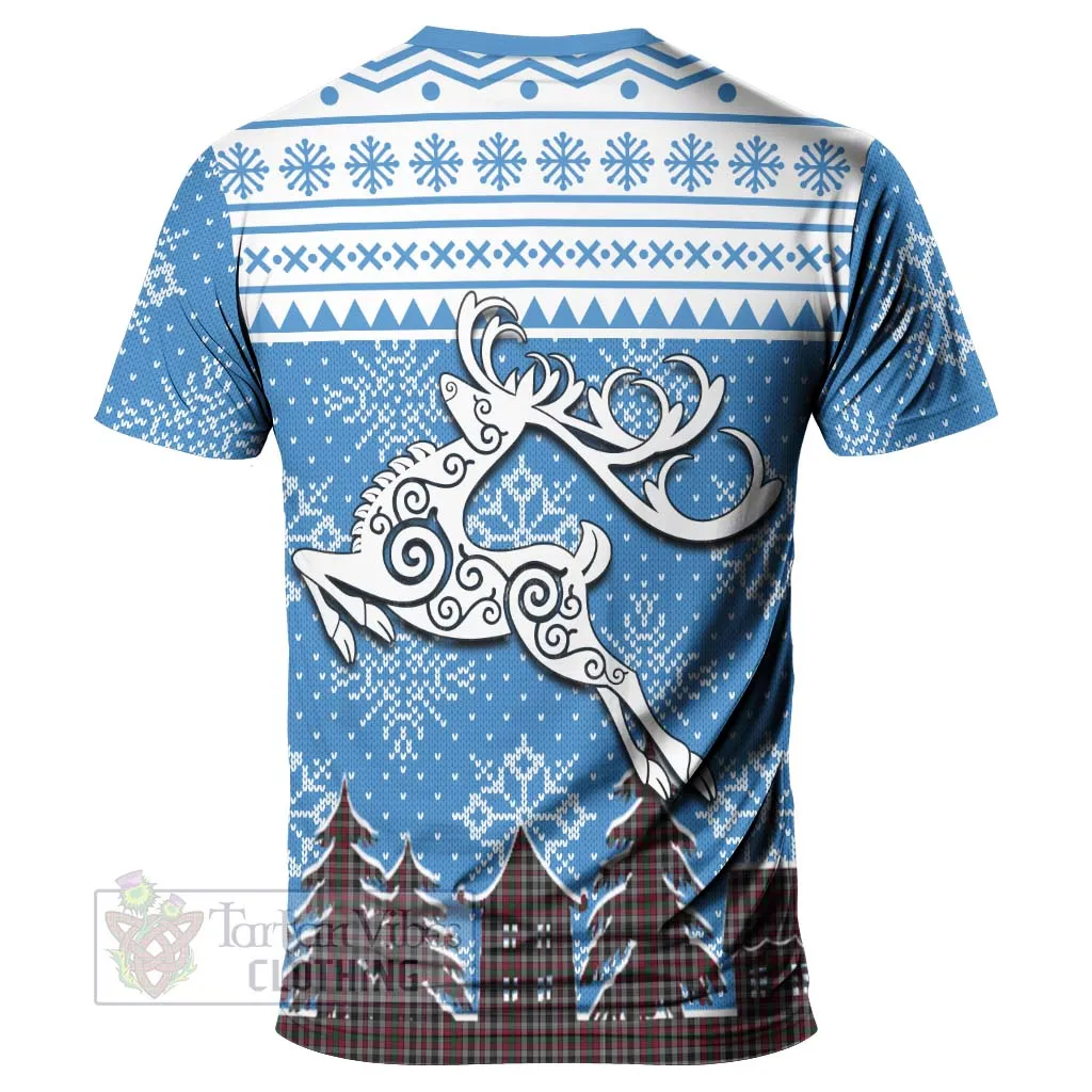 Borthwick Clan Christmas T-Shirt Celtic Reindeer Style