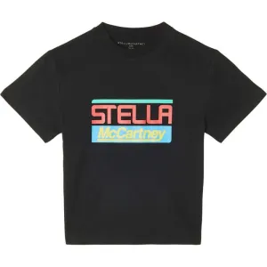 Boys Black Cotton Logo T-Shirt