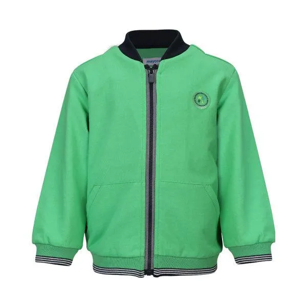 BOYS GREEN VARSITY JACKET