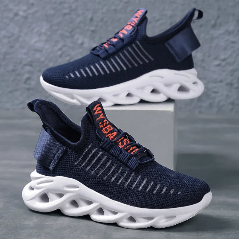 Breathable Sports girls boys leisure trainers casual kids running shoes Sneakers