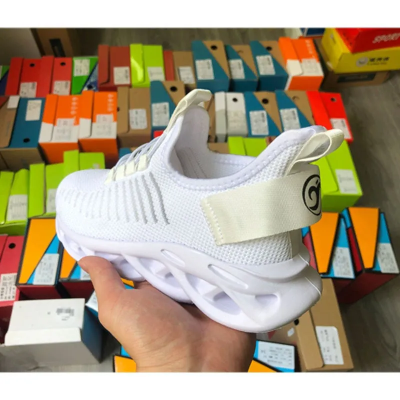 Breathable Sports girls boys leisure trainers casual kids running shoes Sneakers