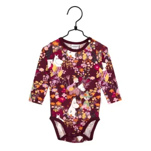 Buttercup Burgundy Baby Grow