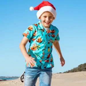 Christmas Pool Party - Kids Unisex Festive Shirt