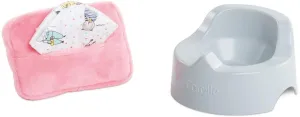 Corolle Pink Potty & Wipe Set - 12-inch