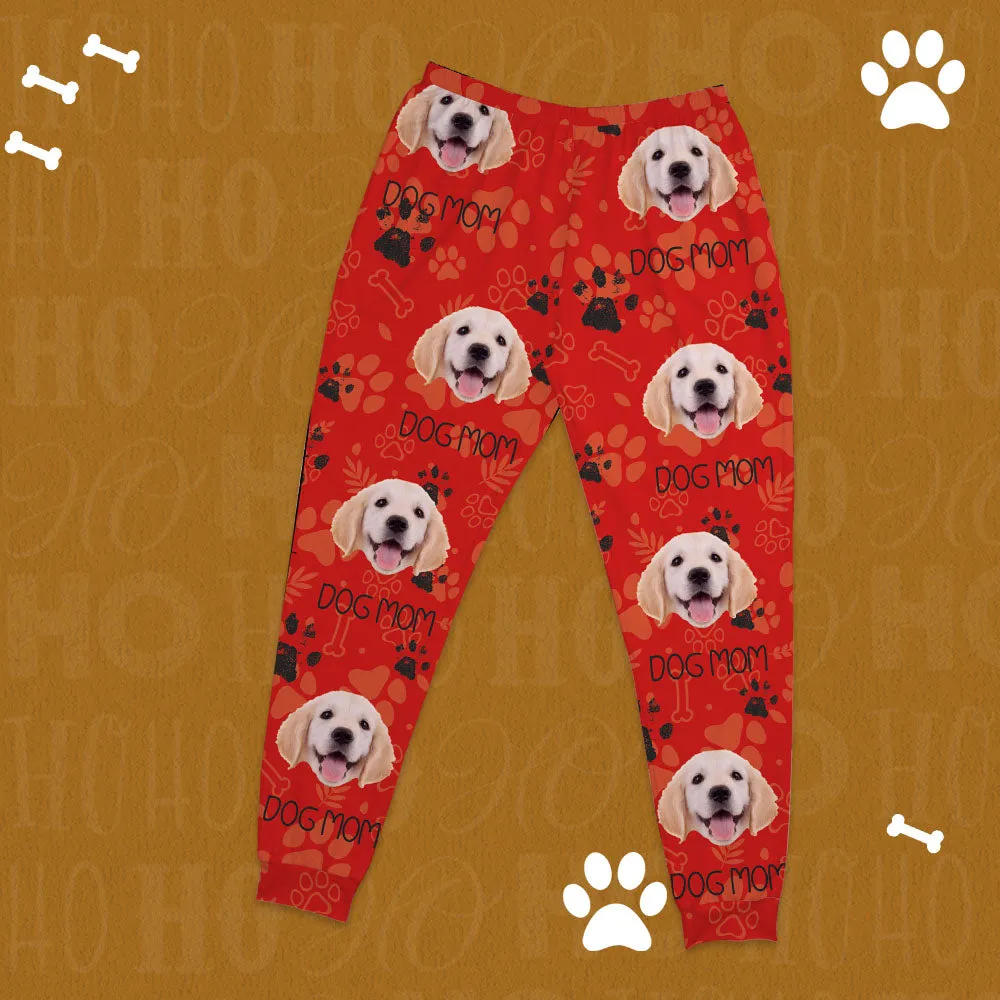 Custom Photo With Paw For Dog Lovers Sleepwear