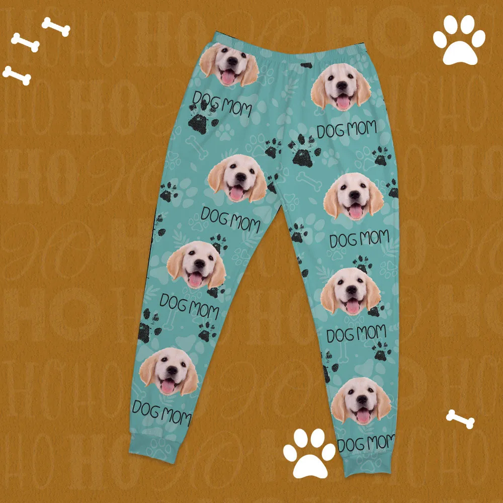 Custom Photo With Paw For Dog Lovers Sleepwear