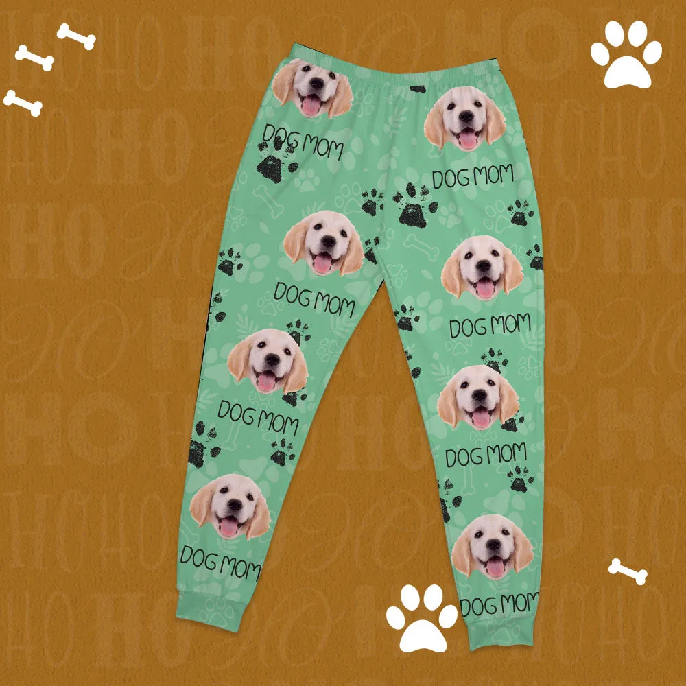 Custom Photo With Paw For Dog Lovers Sleepwear