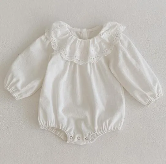 Cute Winter Infant Baby Girls Bowknot Rompers Clothing Kids Girl Long Sleeve Knit Rompers Clothes