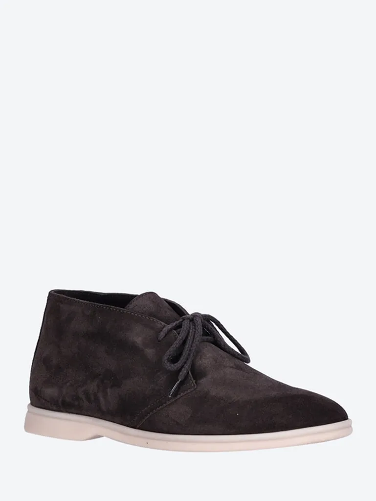 Desert walk derby suede shoes