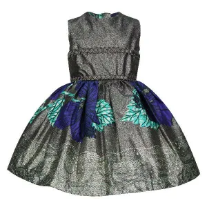 GIRLS MULTICOLOR ANKARA DRESS