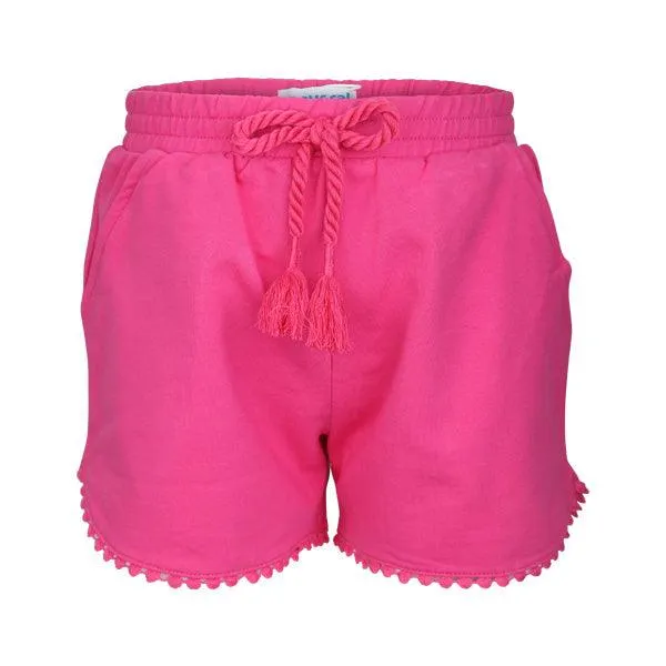 GIRLS PINK BASIC SHORTS