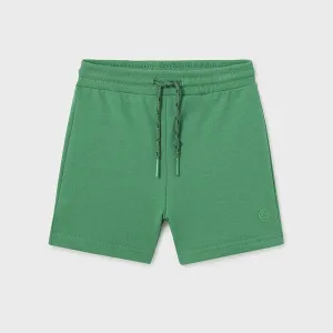 GREEN BASIC FLEECE SHORT