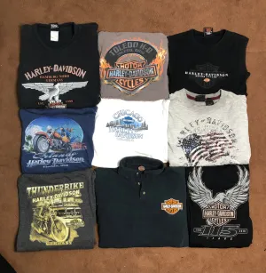 Harley Davidson T-Shirts 9 Pieces