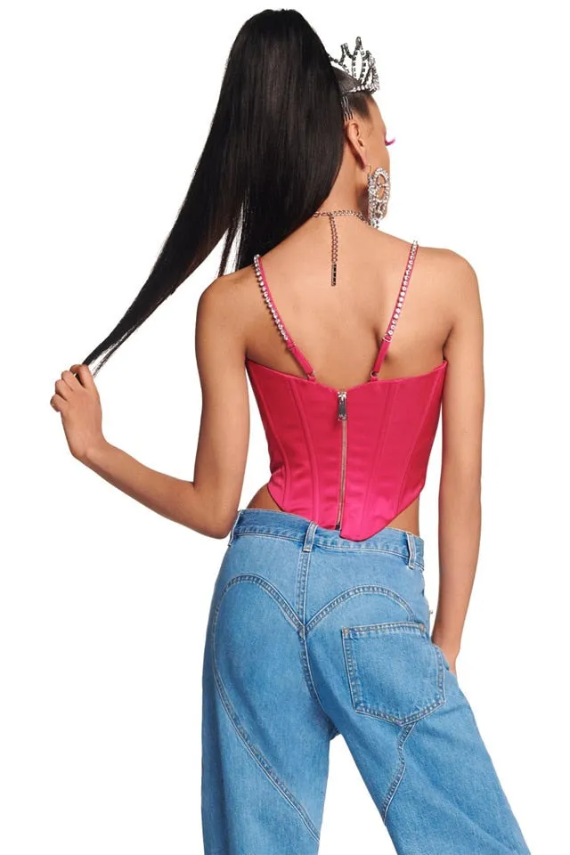 Heart to Share Denim Corset Set