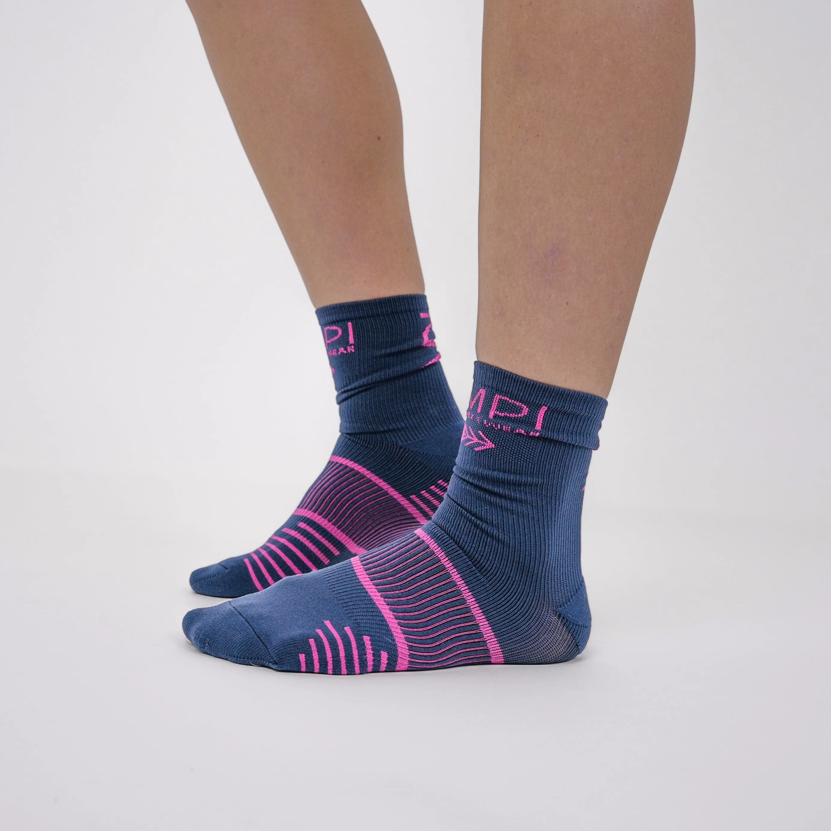 IMPI Socks - Navy/Cerise