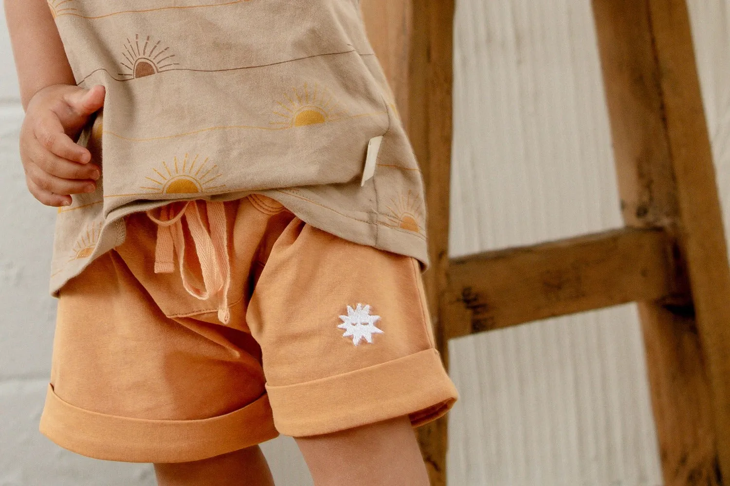 Kapow Kids Caramel Shorts