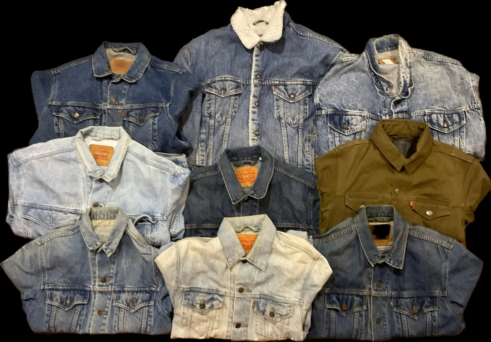 Levis Jackets - 10 Pieces