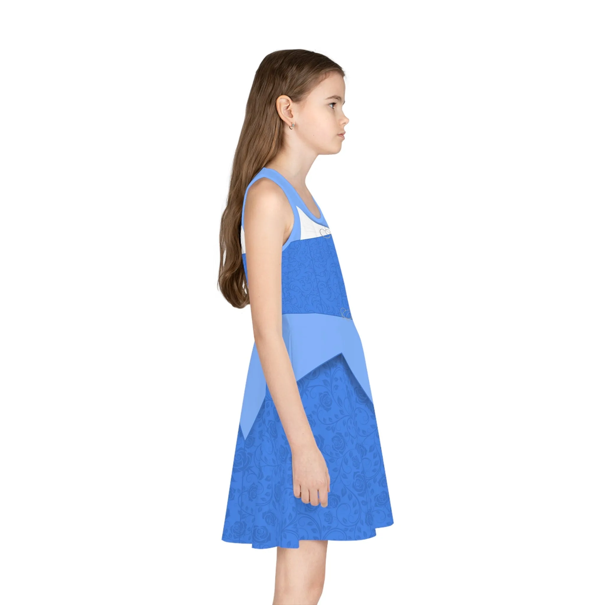 Make it Blue Sleeping Princess Girls' Sleeveless Sundress