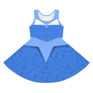 Make it Blue Sleeping Princess Girls' Sleeveless Sundress