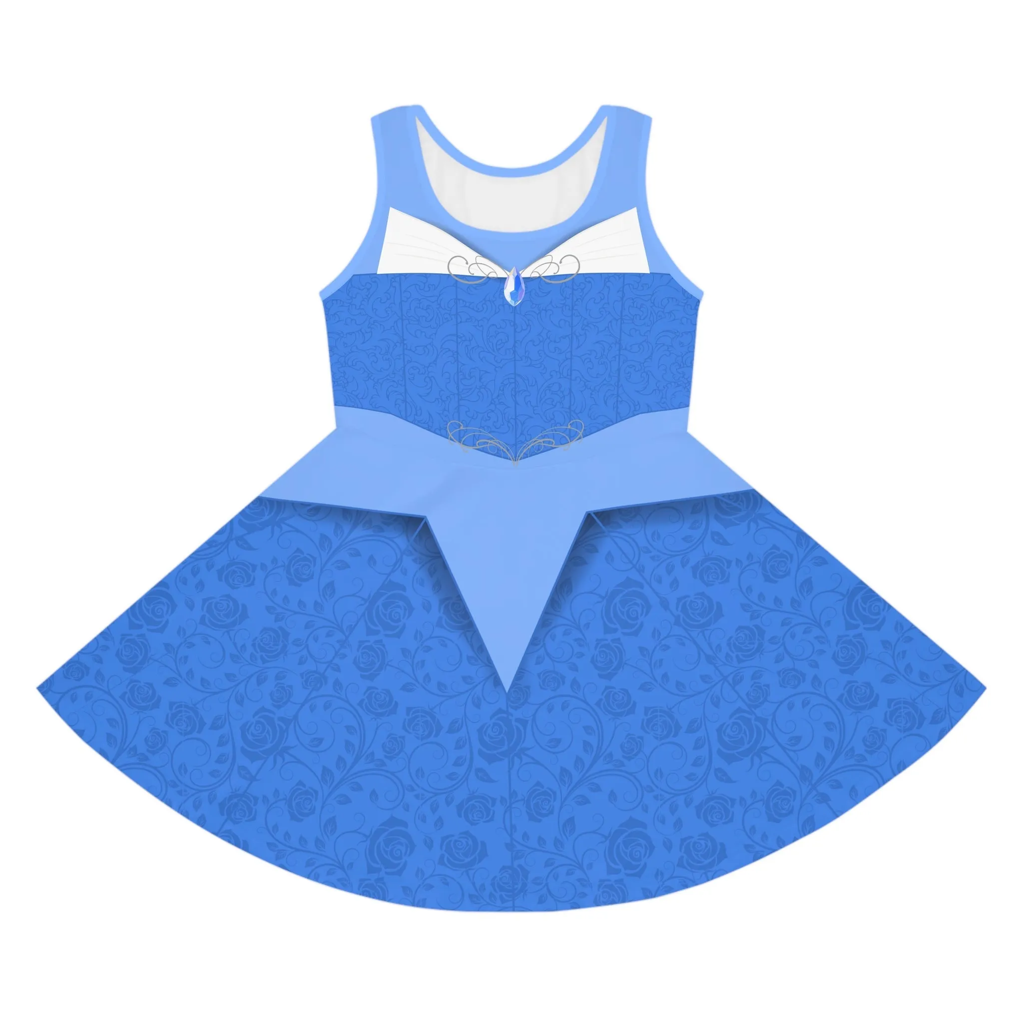 Make it Blue Sleeping Princess Girls' Sleeveless Sundress