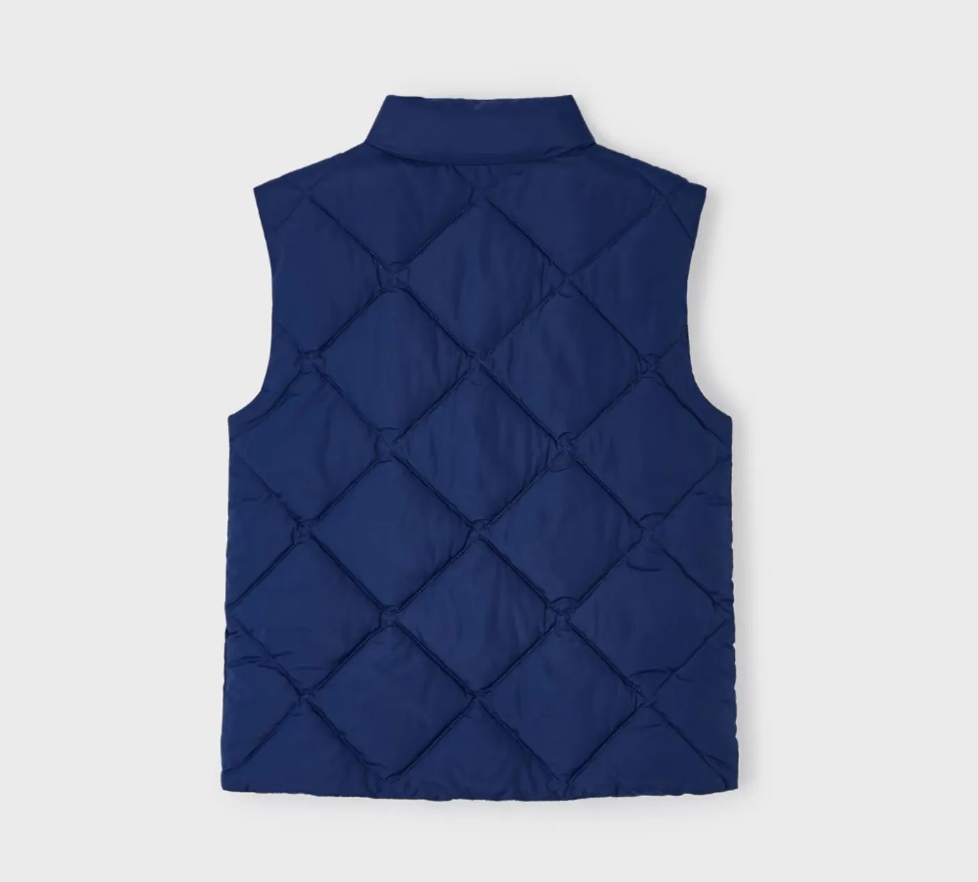 Mayoral Boys Navy Diamond Puffer Vest