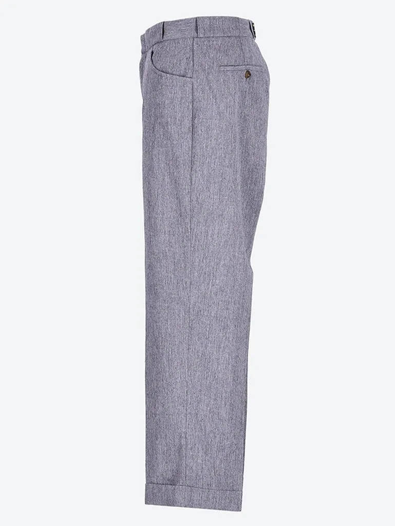 Military wool pants