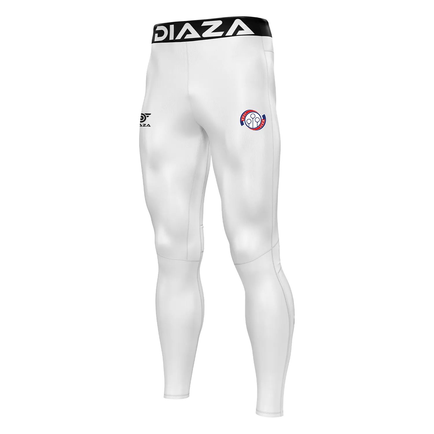 MLQ Compression Pants Men White