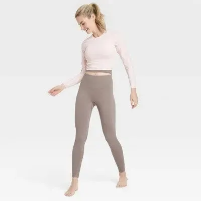 New - All In Motion Women's Leggings Regular Fit Ankle Moisture Wicking Yoga Workout