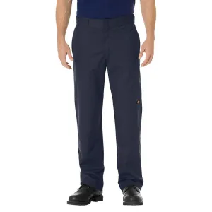 NEW - Dickies Men's FLEX Regular Fit Straight Leg Double Knee Work Pants - Dark Navy 34x32