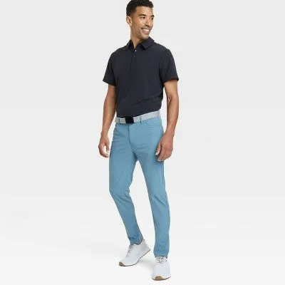 New - Men's Golf Slim Pants - All in Motion Blue 36x32