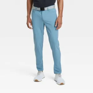 New - Men's Golf Slim Pants - All in Motion Blue 36x32