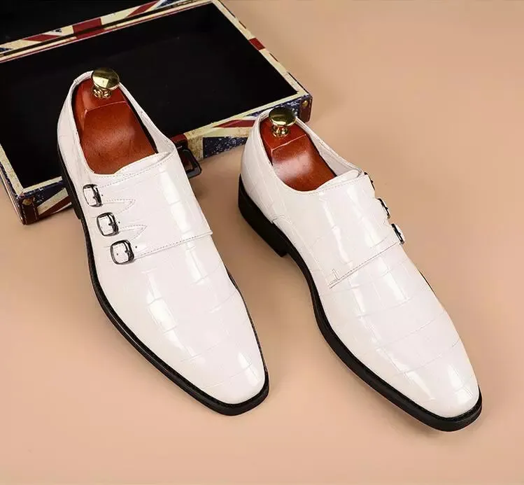 Oxford triple strip-on shoes