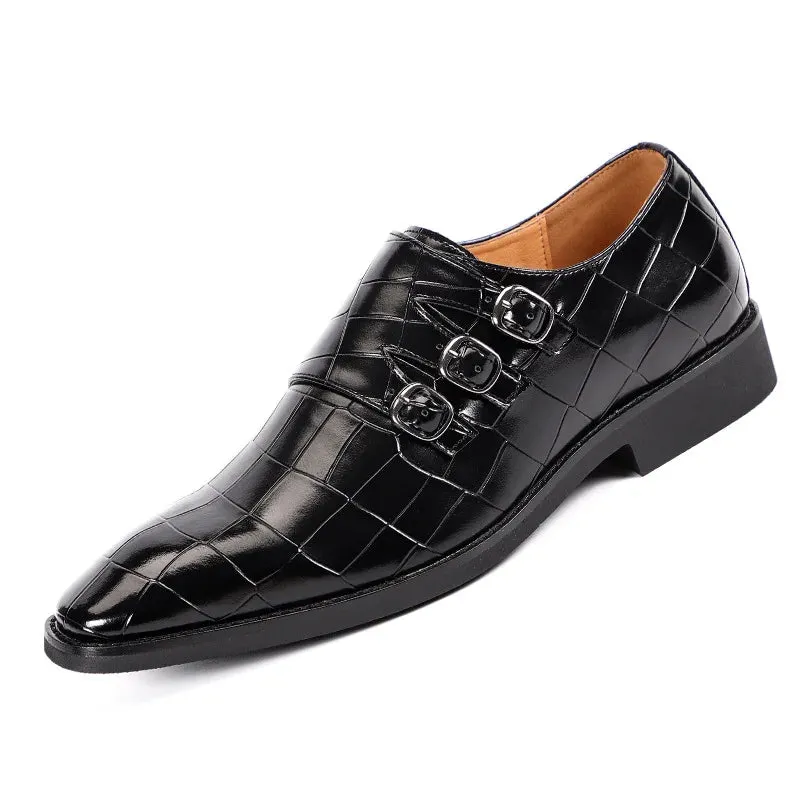 Oxford triple strip-on shoes